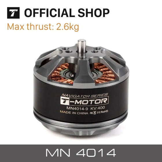 T-MOTOR MN4014 400KV 330KV Outrunner Brushless Motor for Rc Quadcopter Drone Motor High Power 48v 1000w Brushless Dc Motor